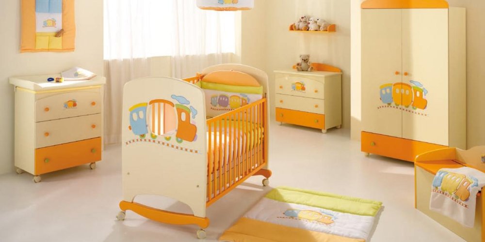 Оформление детской комнаты для маленького ребенка